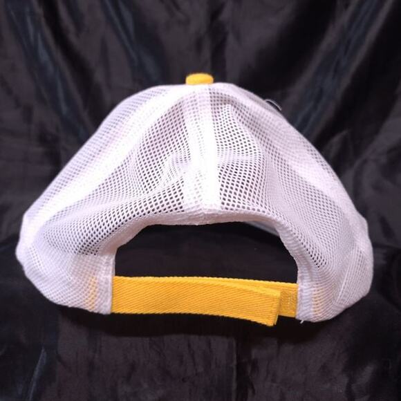 Pittsburgh Pa Penguins NHL Hockey Hat Ball Cap Mesh Trucker Adjustable Yellow - Picture 6 of 8